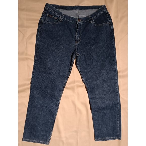 Lee Denim - Lee Riders Jeans Women’s 18W Classic Fit Straight Leg Medium Wash 90s Mom Denim